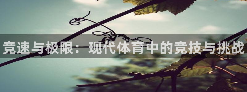 注册米兰体育官方正版app：竞速与极限：现代体育中的